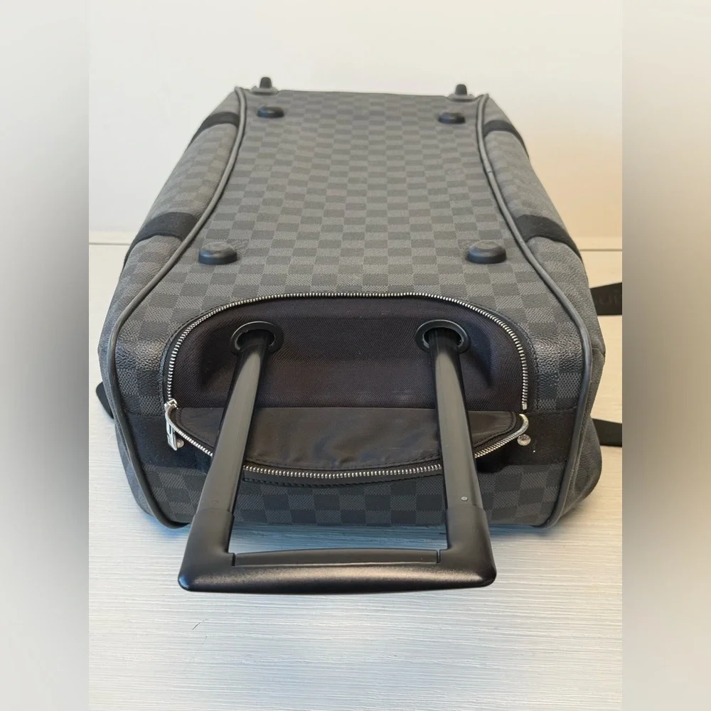 Louis Vuitton Neo Eole 55 Damier Graphite Rolling Duffle Bag